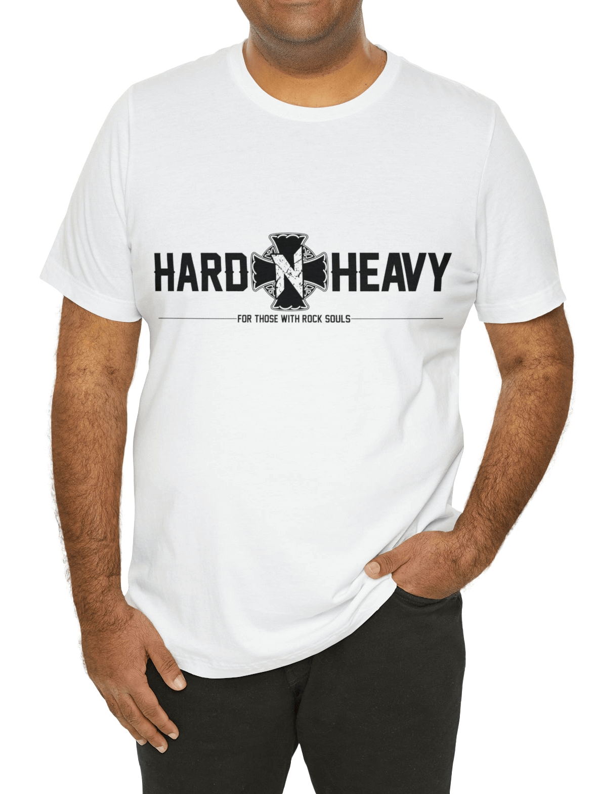 HARD'N'HEAVY Jersey Short Sleeve Tee for Men / Alternative Fashion Outfits