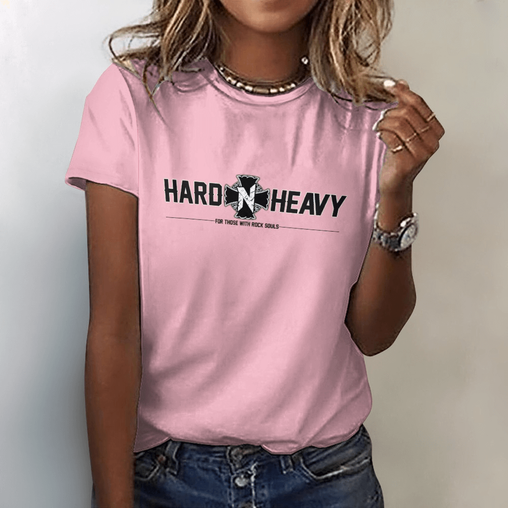 HARD'N'HEAVY Short Sleeve Tee for Women / Alternative Fashion Outfits
