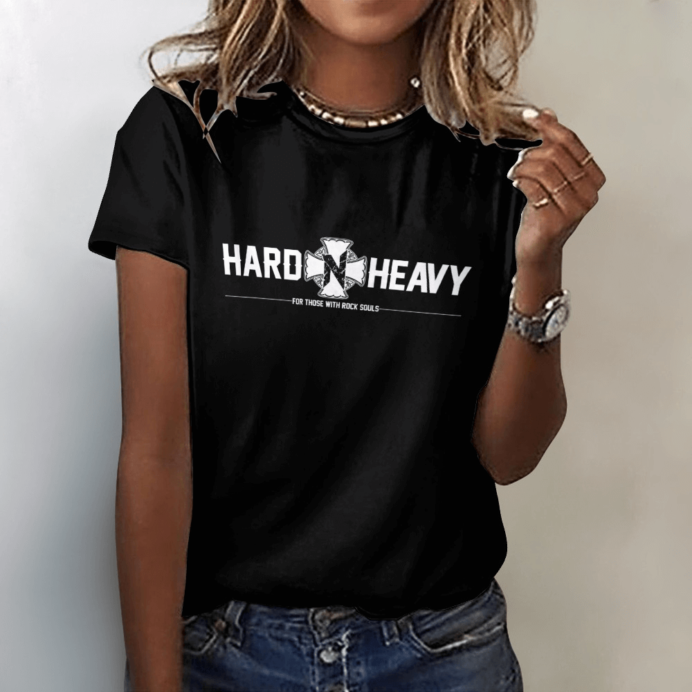 HARD'N'HEAVY Short Sleeve Tee for Women / Alternative Fashion Outfits