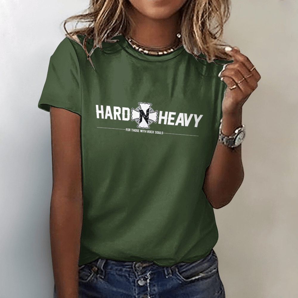 HARD'N'HEAVY Short Sleeve Tee for Women / Alternative Fashion Outfits