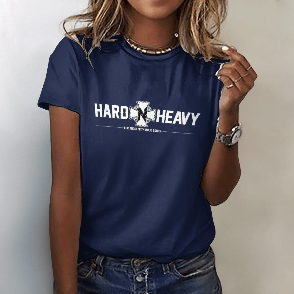 HARD'N'HEAVY Short Sleeve Tee for Women / Alternative Fashion Outfits