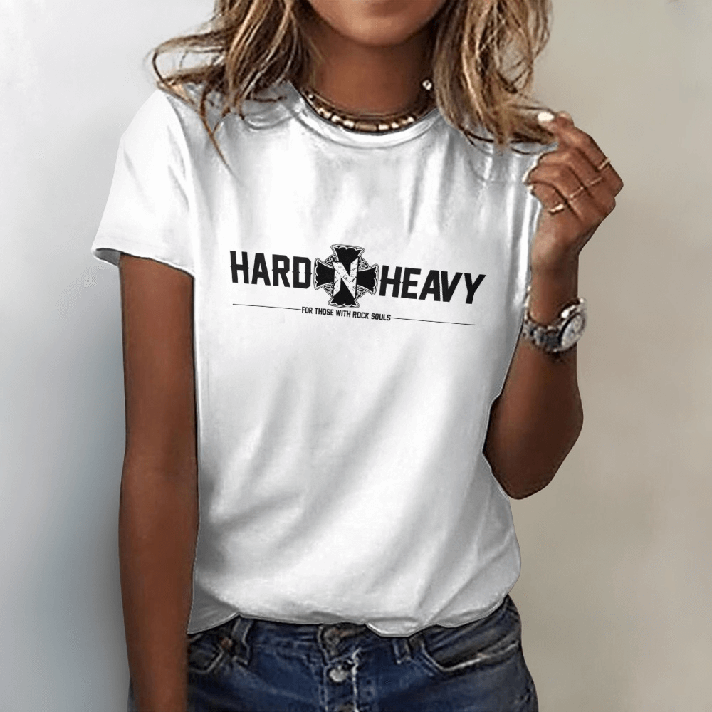 HARD'N'HEAVY Short Sleeve Tee for Women / Alternative Fashion Outfits