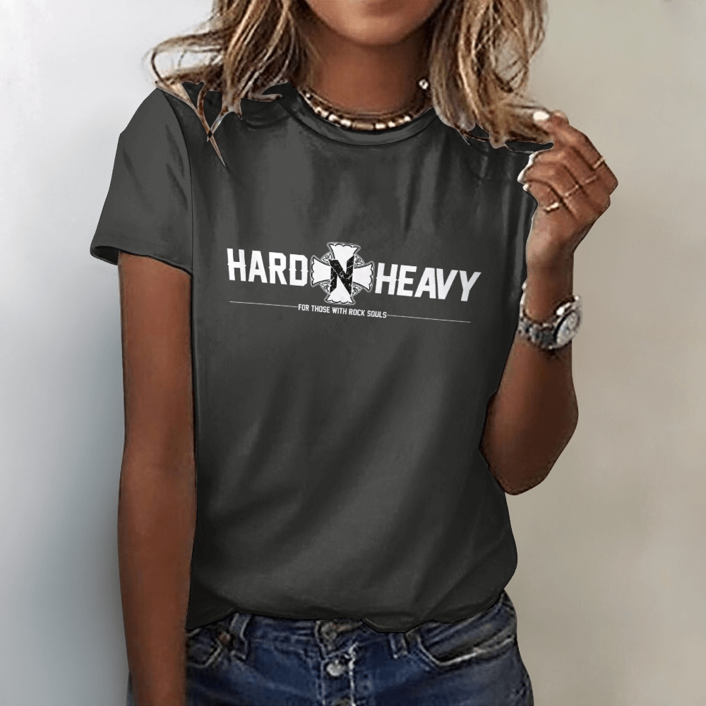 HARD'N'HEAVY Short Sleeve Tee for Women / Alternative Fashion Outfits