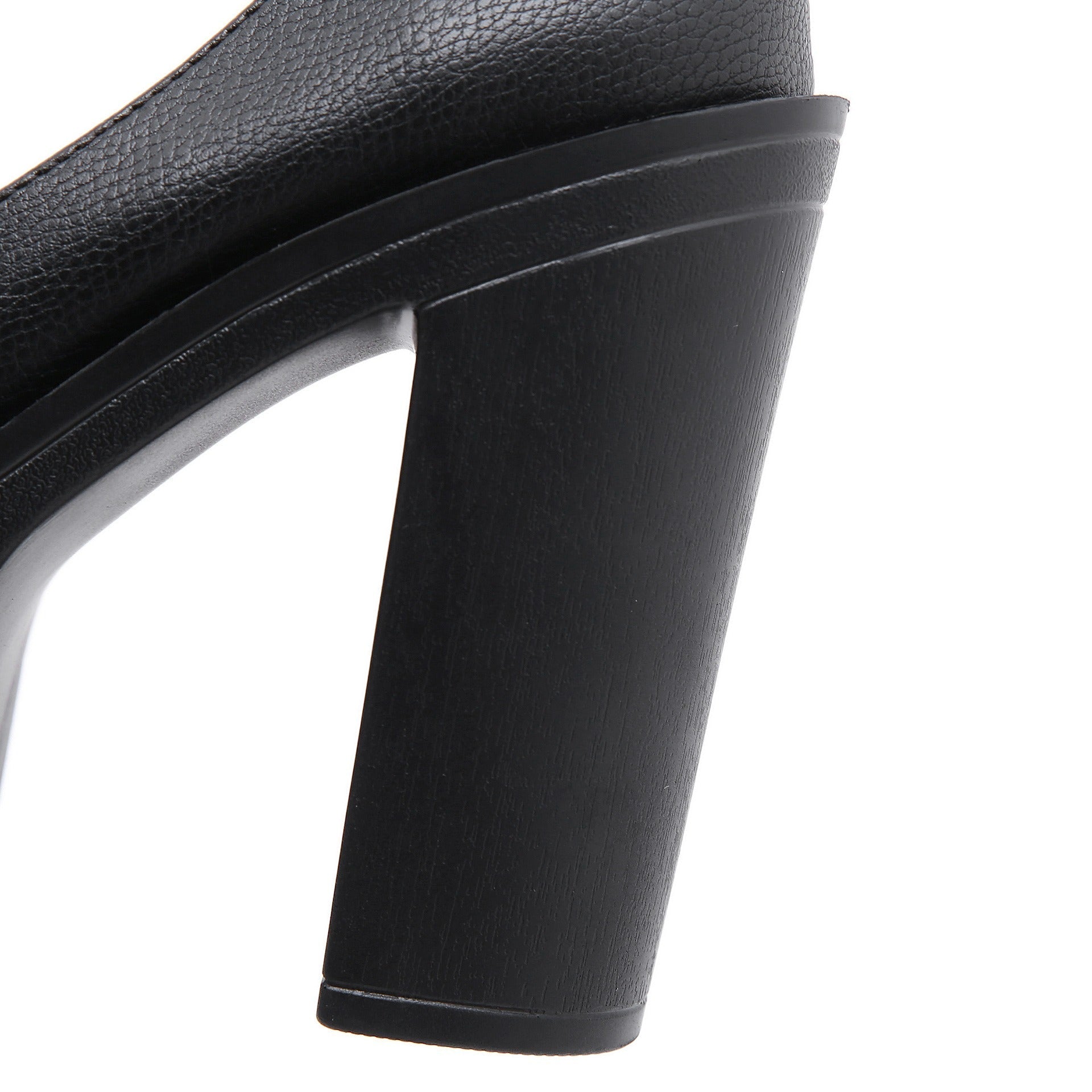 High-Heeled Shoes in Alternative Fashion / Thick Heels platform Pumps in Gothic Style - HARD'N'HEAVY