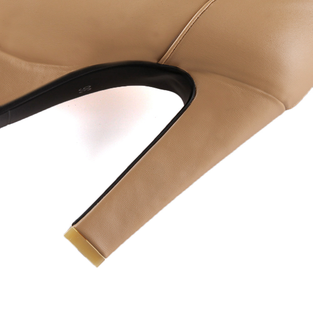 High Quality Over Knee Boots With PU Leather / Sexy Woman's Shoes - HARD'N'HEAVY