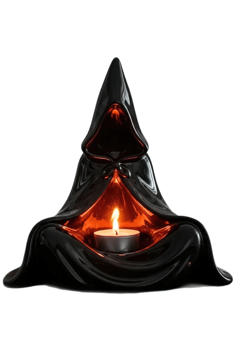 Hooded Monk Tealight Holder for Gothic Home Decor