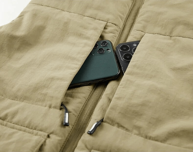 CLEARANCE / Insulated Men's Waistcoat with Zipper and Big Pockets - SF1771 - HARD'N'HEAVY