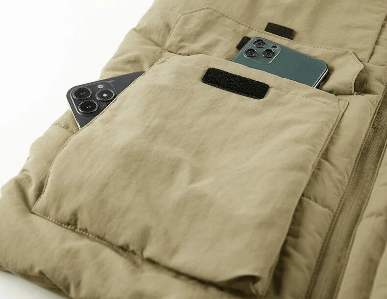 CLEARANCE / Insulated Men's Waistcoat with Zipper and Big Pockets - SF1771 - HARD'N'HEAVY