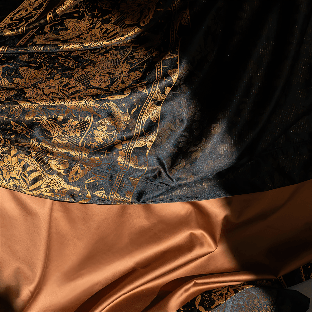 Ensemble de literie jacquard avec housse de couette pour une chambre élégante
