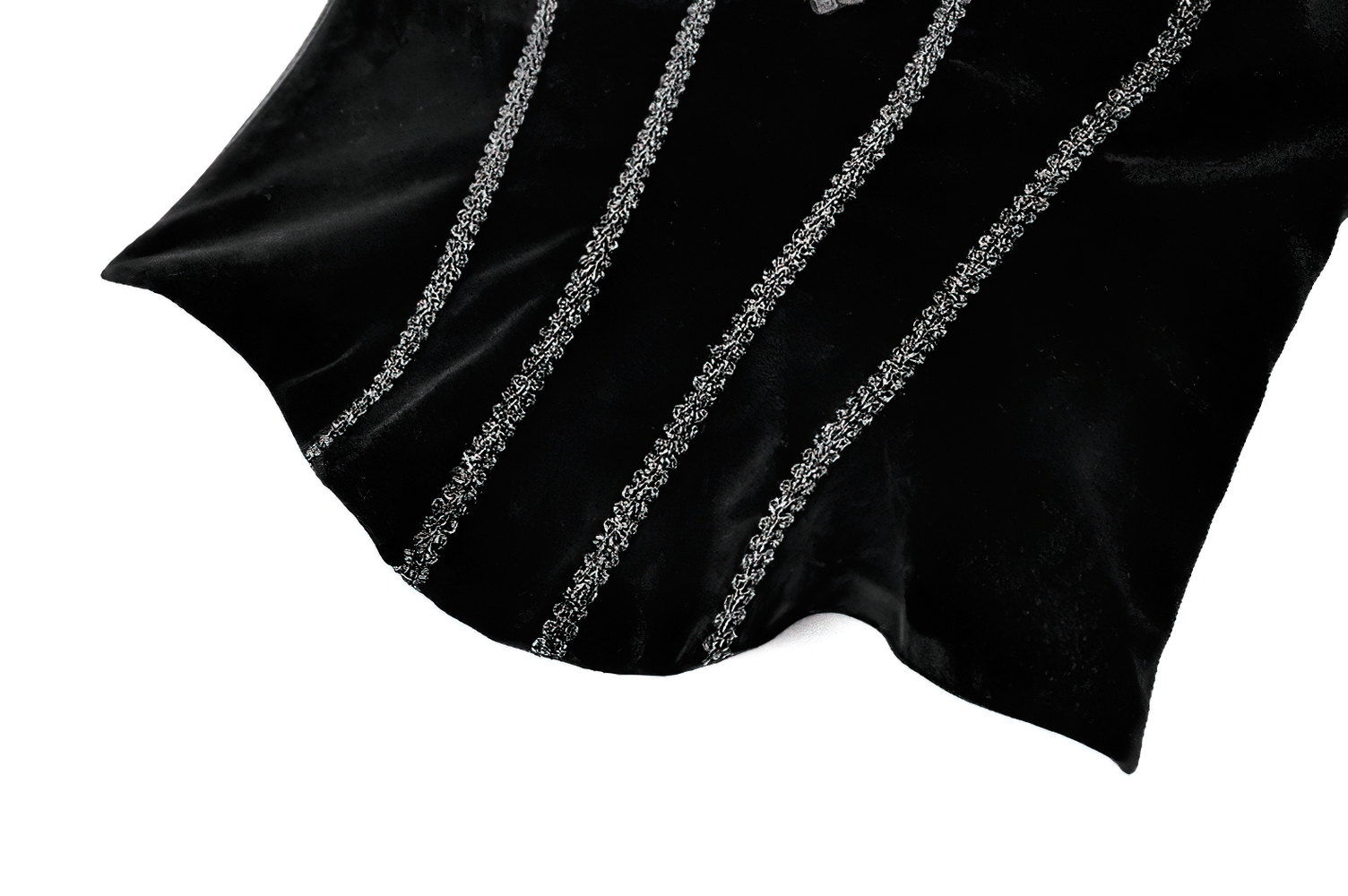 Lace Applique Corset Top with Adjustable Back Lacing, black embroidered bustier with lace trim and shoulder straps