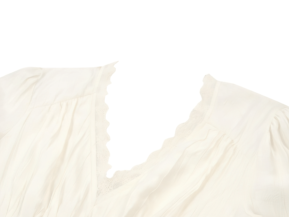 Lace Detail Gothic Bell Sleeved Top with Corset Back featuring elegant lace trim and soft fabric.