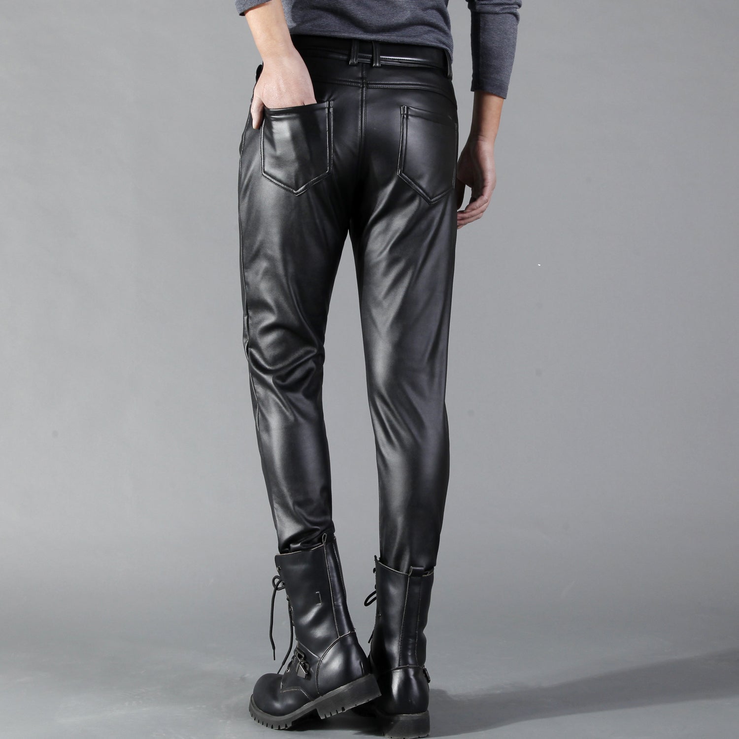 Leather Pants For Men / Spring & Summer Goth Pants / Alternative Fashion - HARD'N'HEAVY