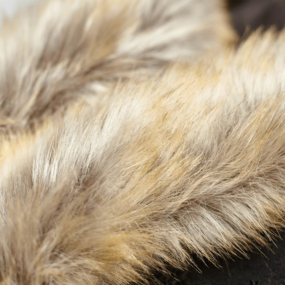 Luxurious Gothic Fur-Trimmed Woolen Long Cloak - HARD'N'HEAVY