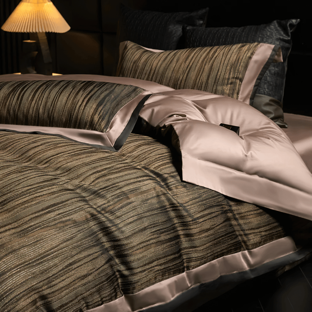 Luxury Duvet Cover Set with Flat or Fitted Sheet Options