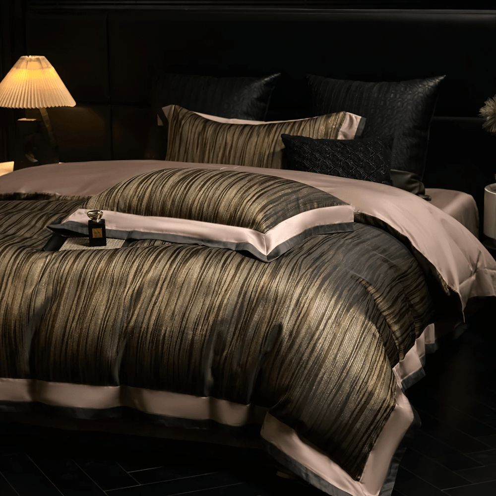 Luxury Duvet Cover Set with Flat or Fitted Sheet Options