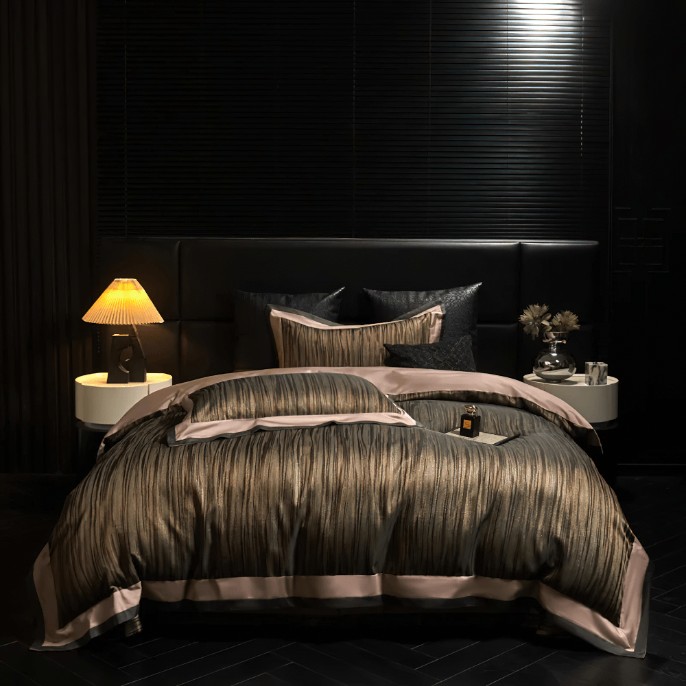 Luxury Duvet Cover Set with Flat or Fitted Sheet Options