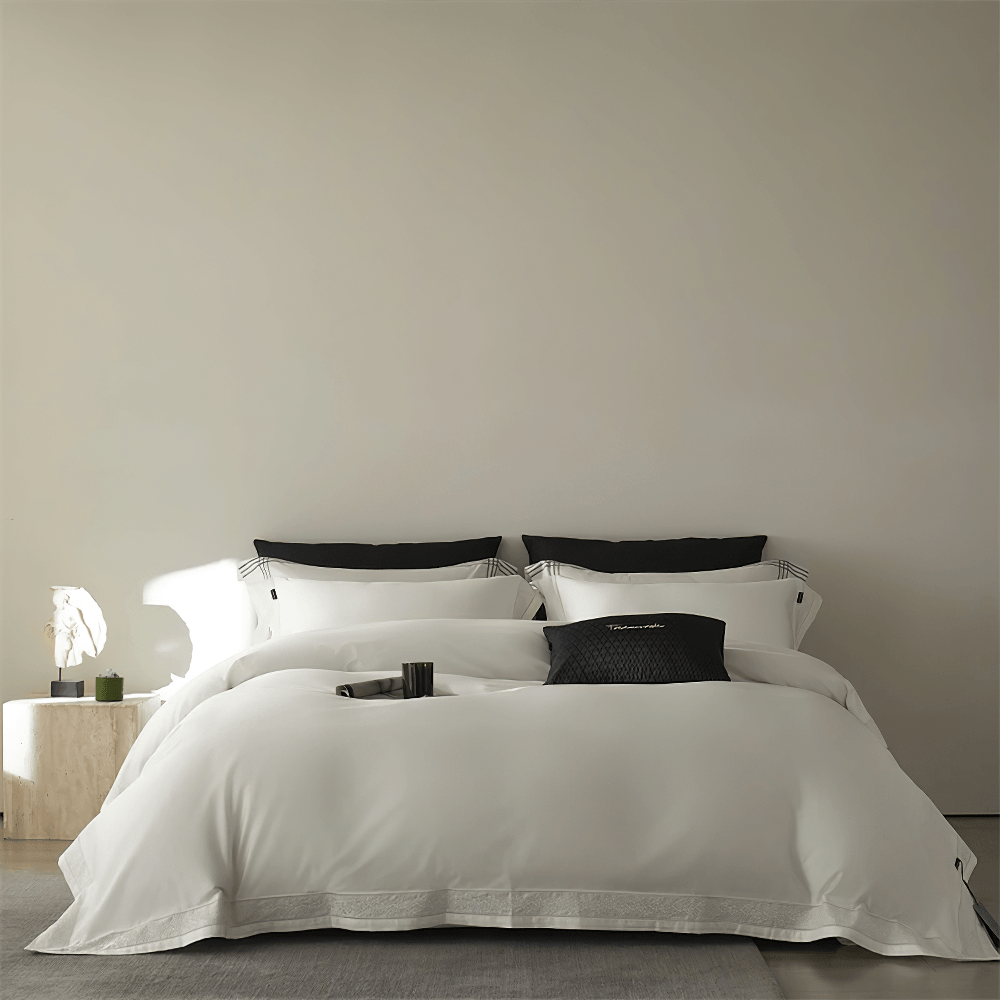 Luxury Solid Color Duvet Cover and Bedding Set