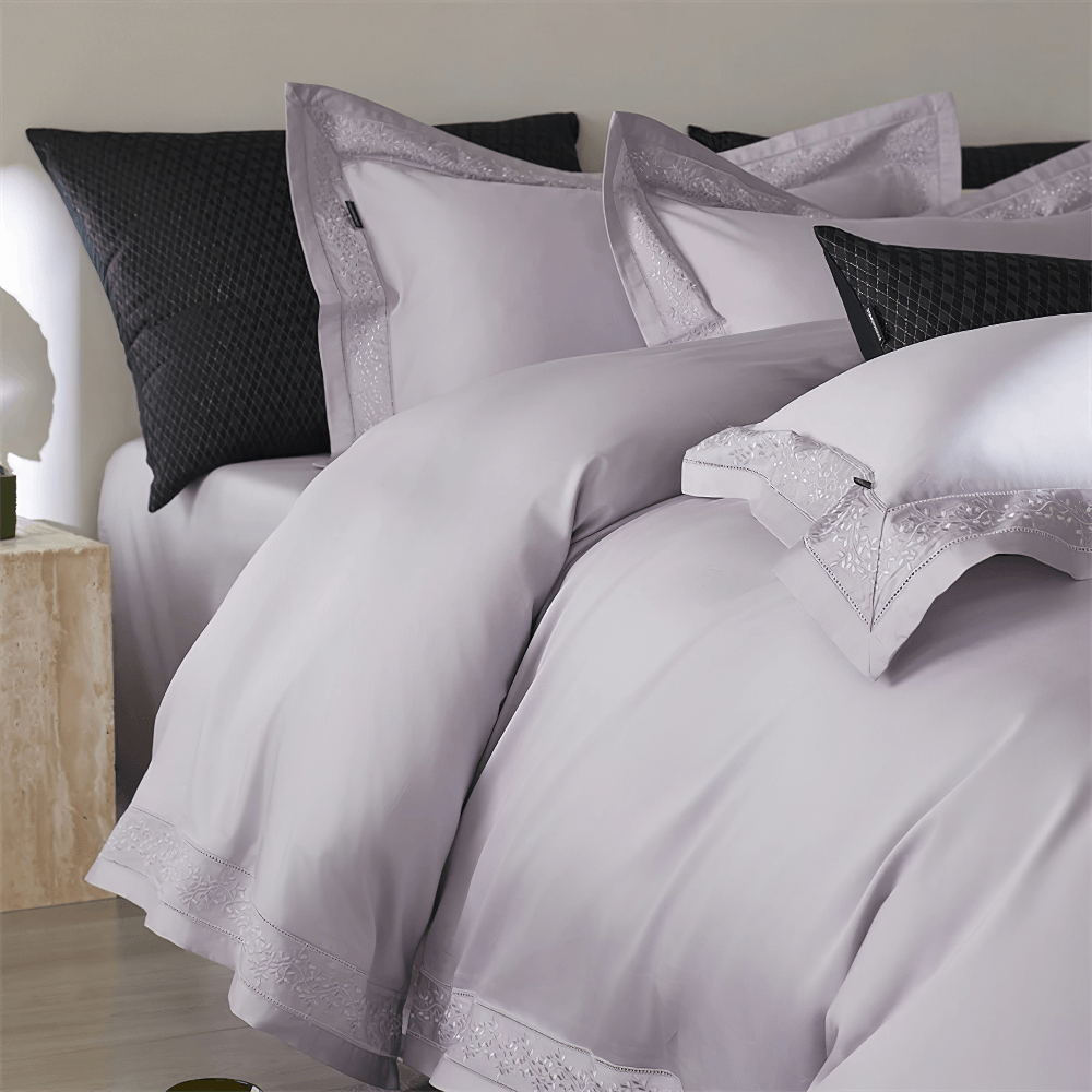 Luxury Solid Color Duvet Cover and Bedding Set
