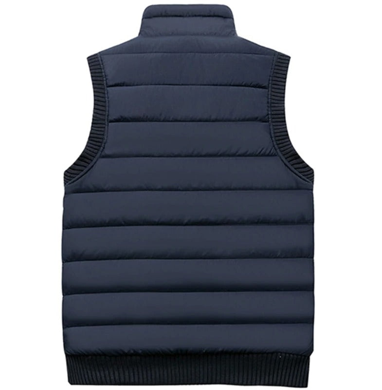 Warm mens vest jacket / Rocker style Fleece Vest / Alternative Fashion clothing - HARD'N'HEAVY