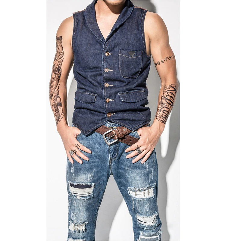 Men's Aesthetic Genuine Leather Belt With Buckle / Rock Vintage Cowskin Belt For Men - HARD'N'HEAVY