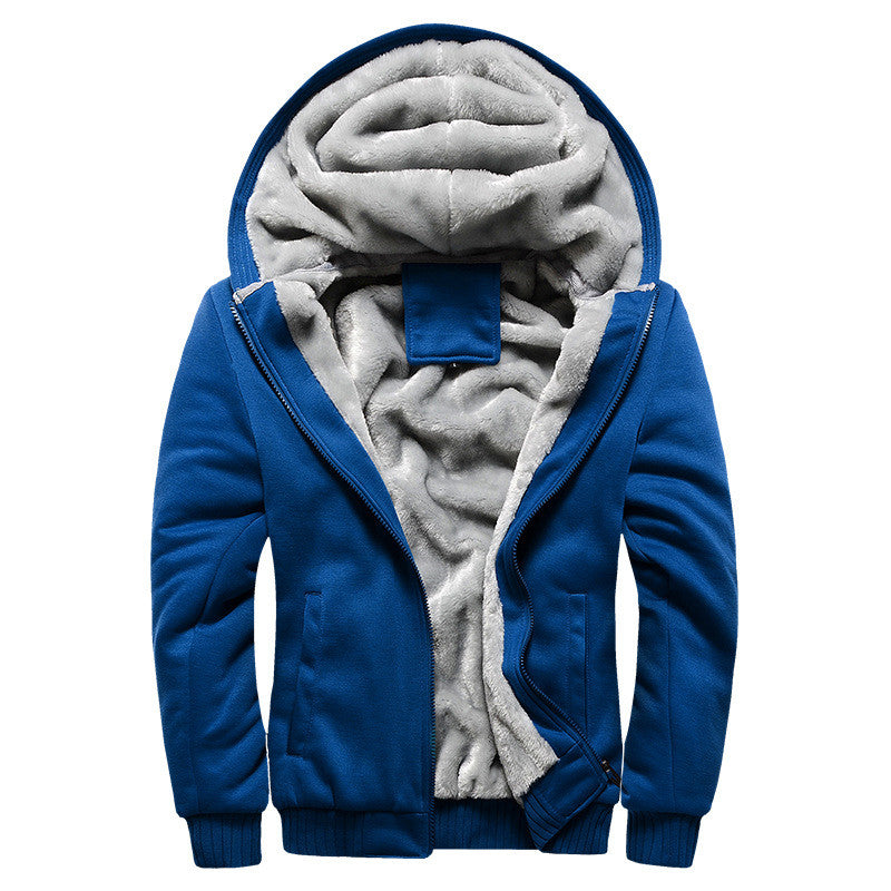Men's Fashion Brand Sweatshirts / Winter Zipper Thicken Hoodies Sweatshirt - HARD'N'HEAVY