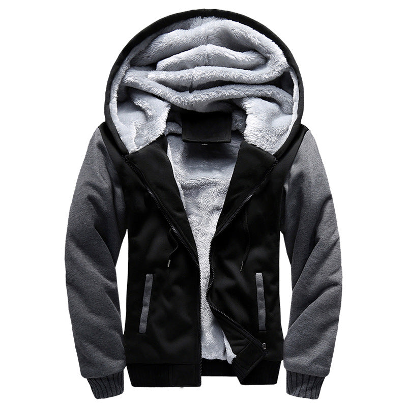 Men's Fashion Brand Sweatshirts / Winter Zipper Thicken Hoodies Sweatshirt - HARD'N'HEAVY