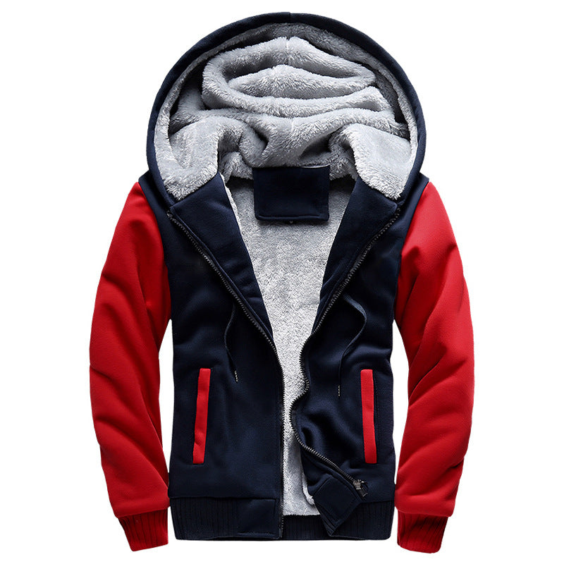 Men's Fashion Brand Sweatshirts / Winter Zipper Thicken Hoodies Sweatshirt - HARD'N'HEAVY