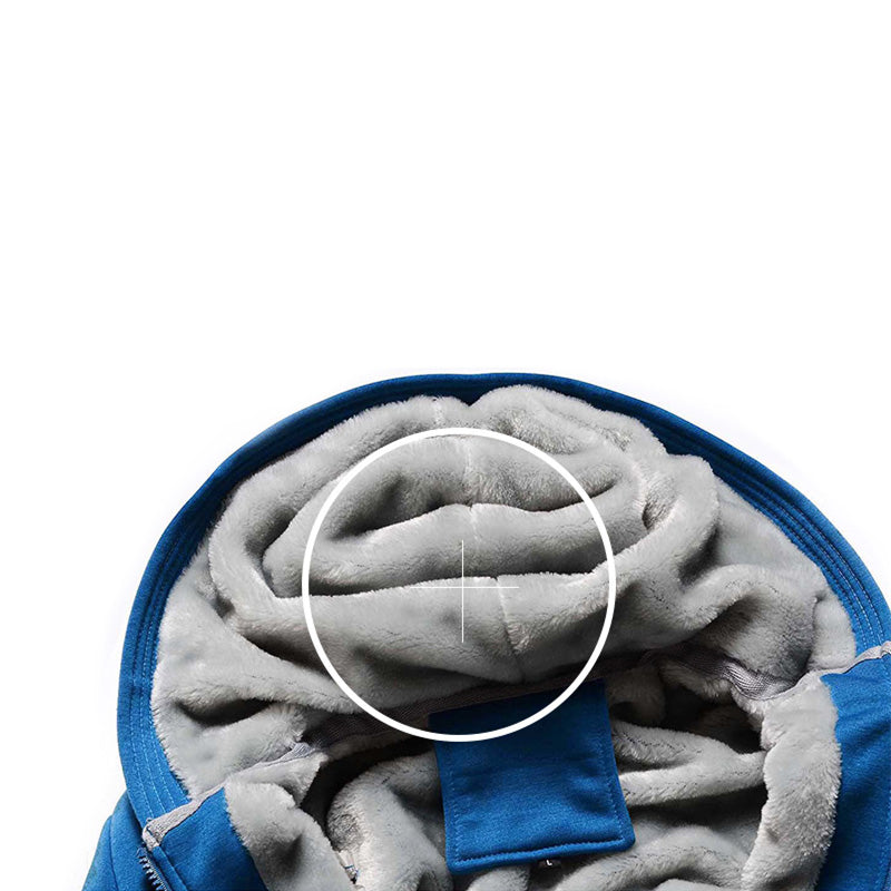 Men's Fashion Brand Sweatshirts / Winter Zipper Thicken Hoodies Sweatshirt - HARD'N'HEAVY