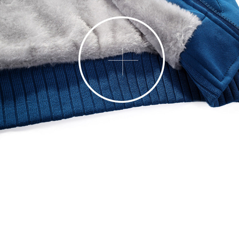 Men's Fashion Brand Sweatshirts / Winter Zipper Thicken Hoodies Sweatshirt - HARD'N'HEAVY
