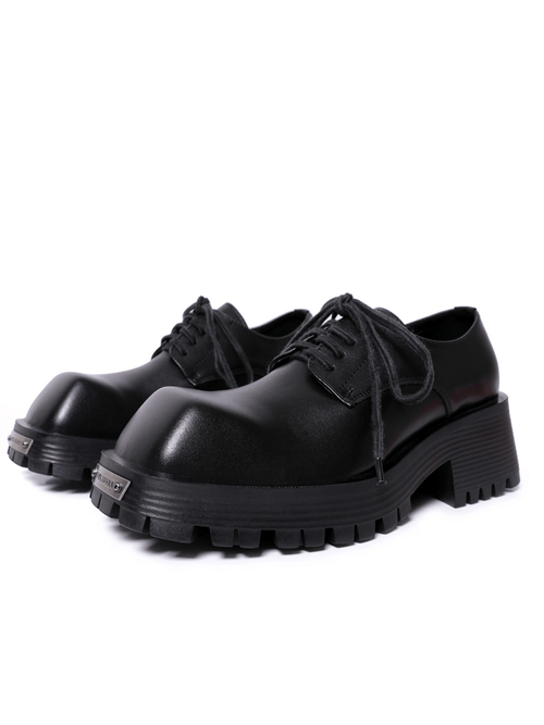 Men's Gothic Chunky Derby Shoes with Lug Sole