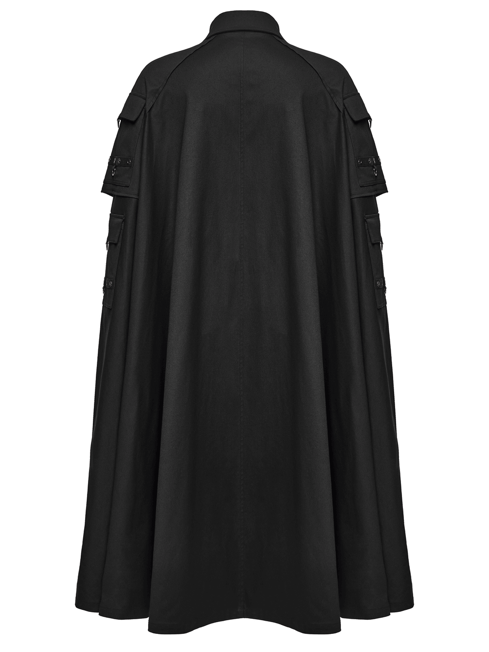 Top de punto geométrico gótico punk de manga larga para hombre