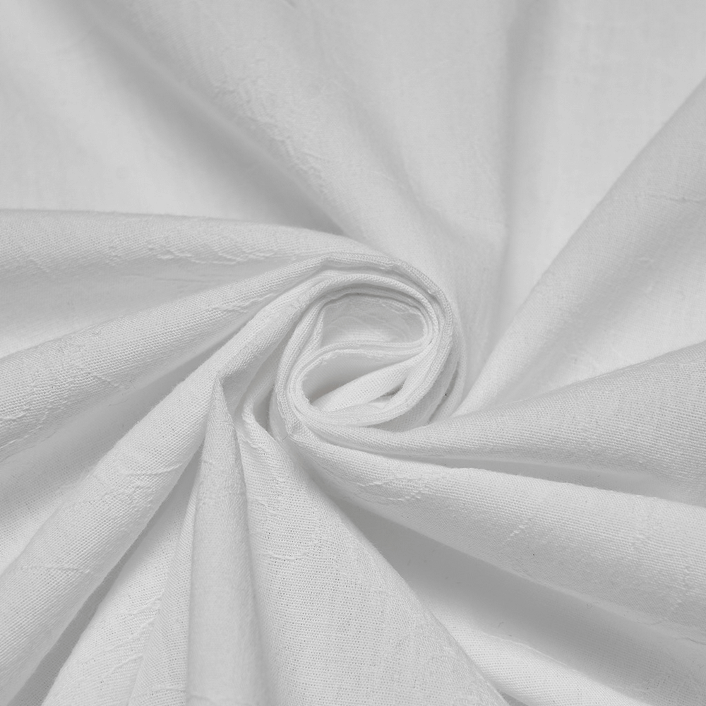 Men's Gothic Ruffled Cotton Shirt with Detachable Collar soft fabric texture close-up