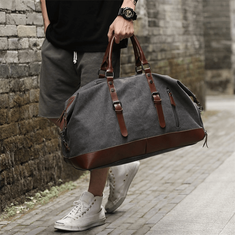 Men's Large Capacity Multifunctional Travel Duffel Bag / Carry-On Luggage Bags - HARD'N'HEAVY