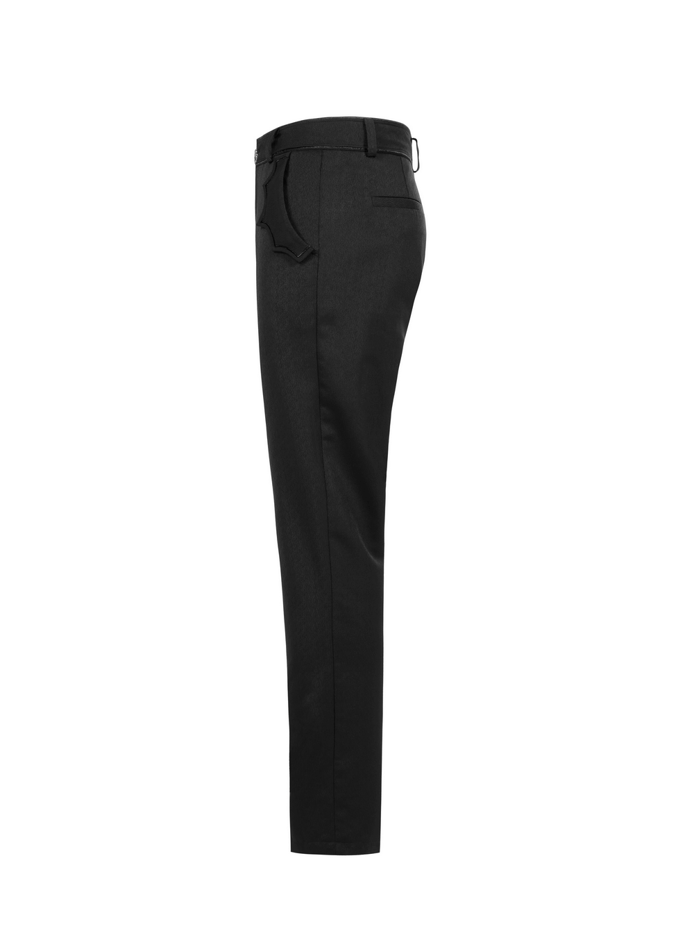 Men's Tailored Gothic Trousers with Bat Accents