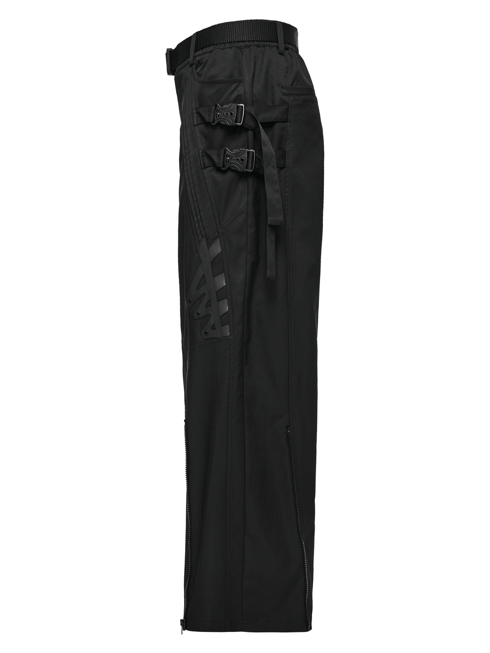 Herren-Techwear-Cargohose mit Schnallenriemen, wandelbar