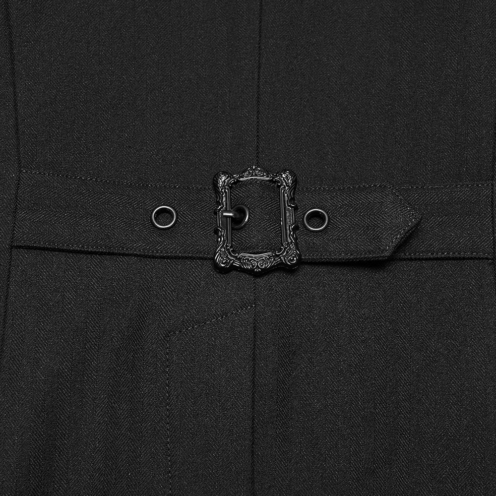 Chaleco gótico victoriano para hombre con bajo en pico