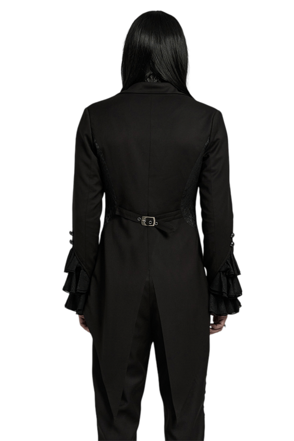 Men's Victorian Style Ruffle Cuff Gothic Jacket