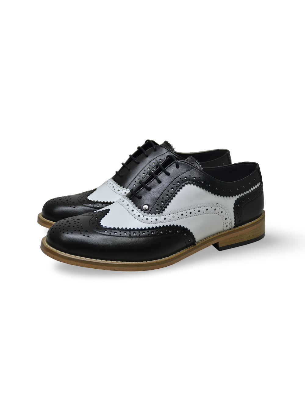 Zapatos de vestir Oxford Neolite en blanco y negro para hombre