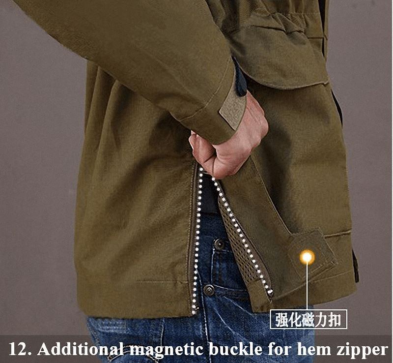 Military Jacket / Casual Tactical Windbreaker / Men Waterproof Flight Pilot Coat - HARD'N'HEAVY