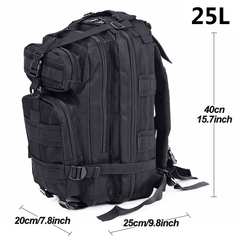 Military Tactical Backpack with Lots of Pockets / Unisex Waterproof Camping Bags - HARD'N'HEAVY