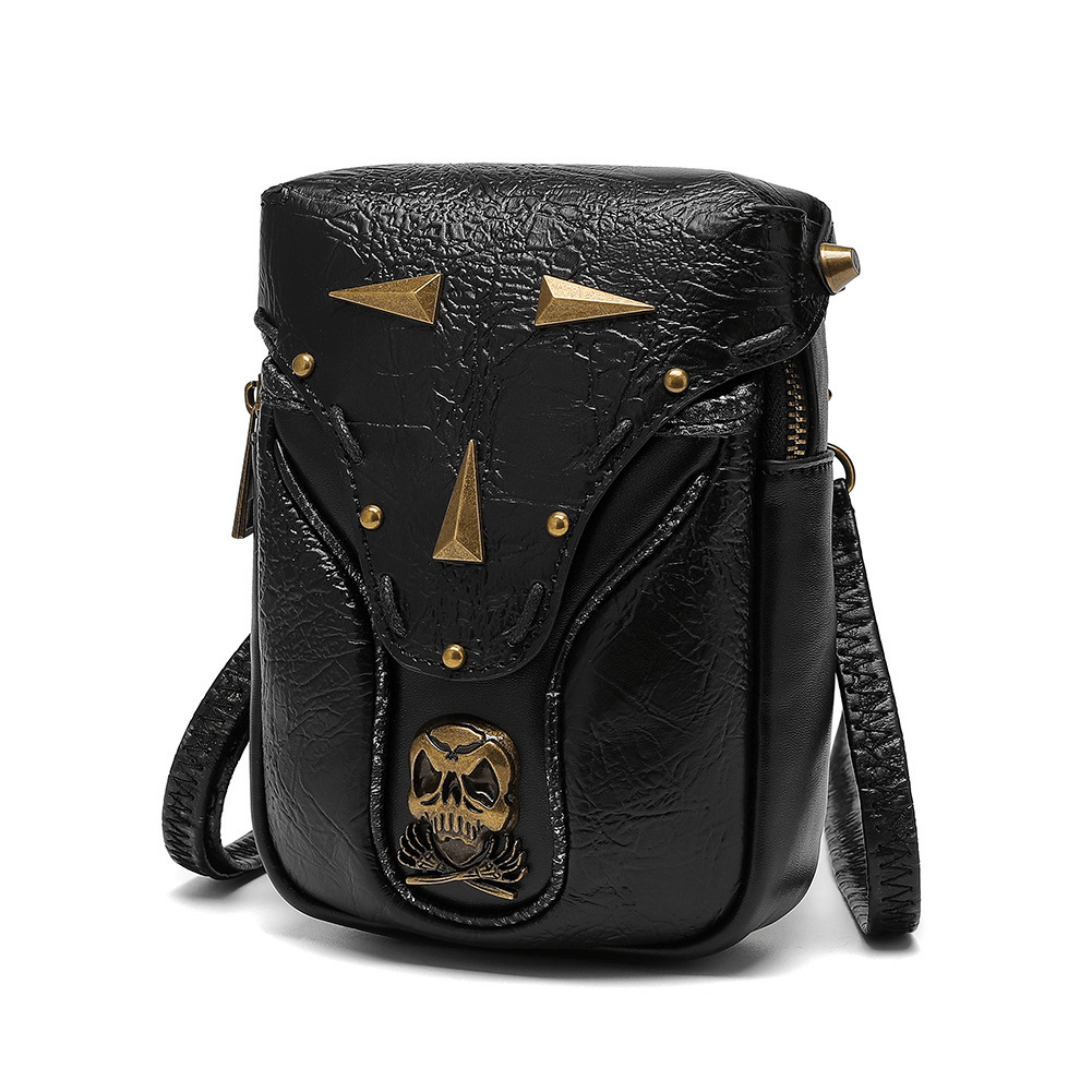 Motorcycle Crossbody Bag for Women / Gothic Mobile Phone Bag - HARD'N'HEAVY
