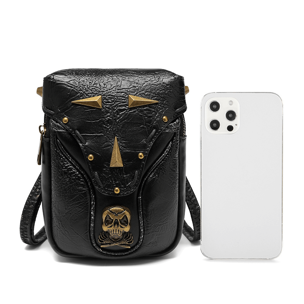 Motorcycle Crossbody Bag for Women / Gothic Mobile Phone Bag - HARD'N'HEAVY