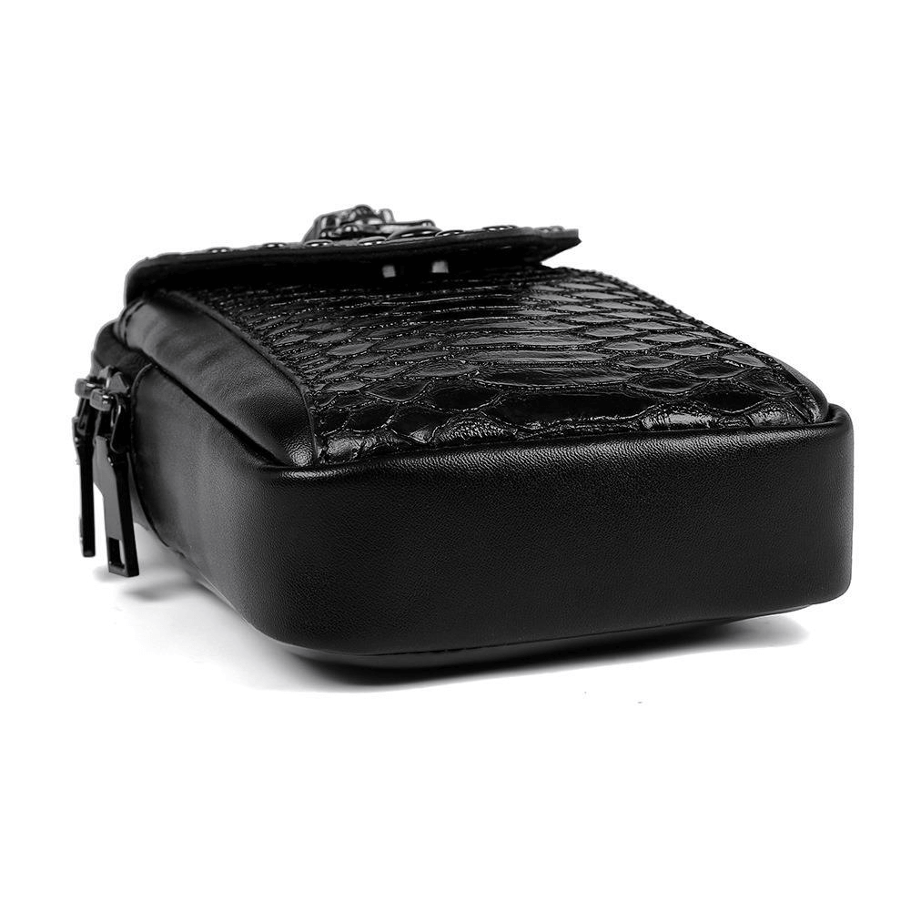 Motorcycle Shoulder Crossbody Mini Bag with Skull / Mobile Phone Bag - HARD'N'HEAVY