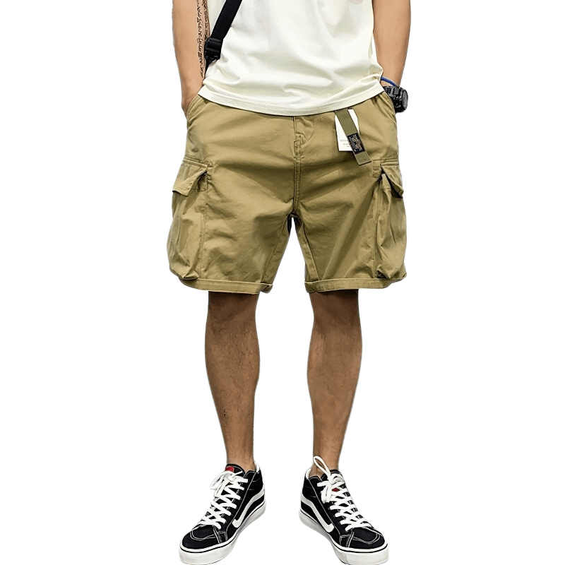 Multi-Pockets Military Camouflage Cargo Shorts / Alternative Male Cotton Clothing
