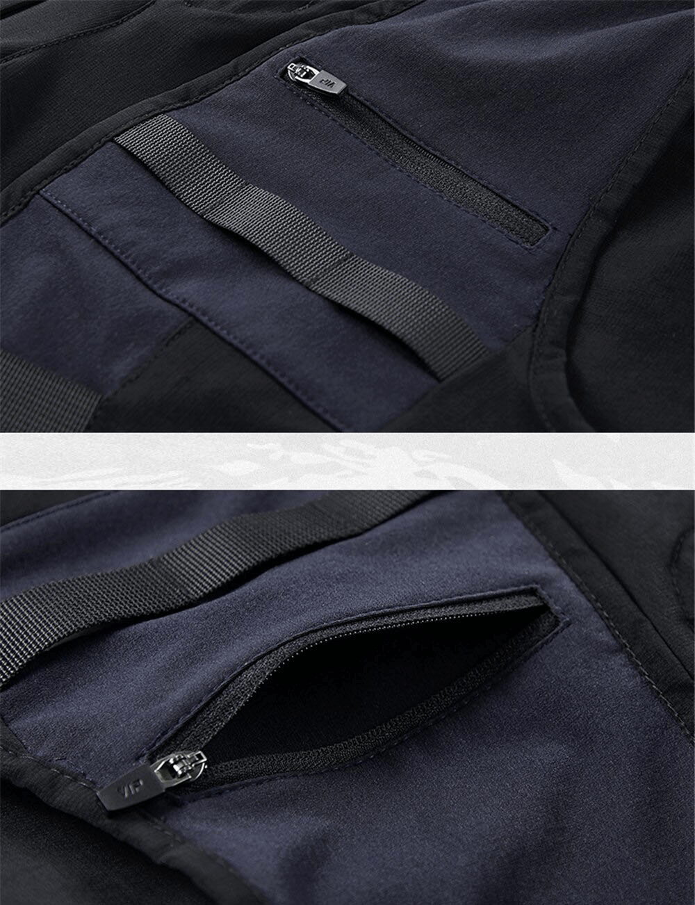 Multi Pockets Ribbons Tactical Cargo Shorts / Men's Fashion Elastic Waist Shorts - HARD'N'HEAVY