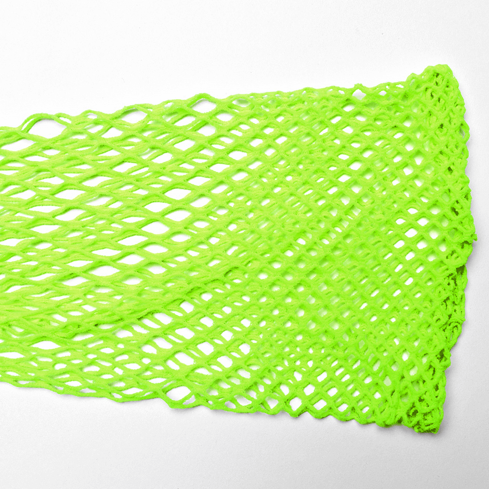 Neon Green Mesh Bodysuit - Edgy Long Sleeve