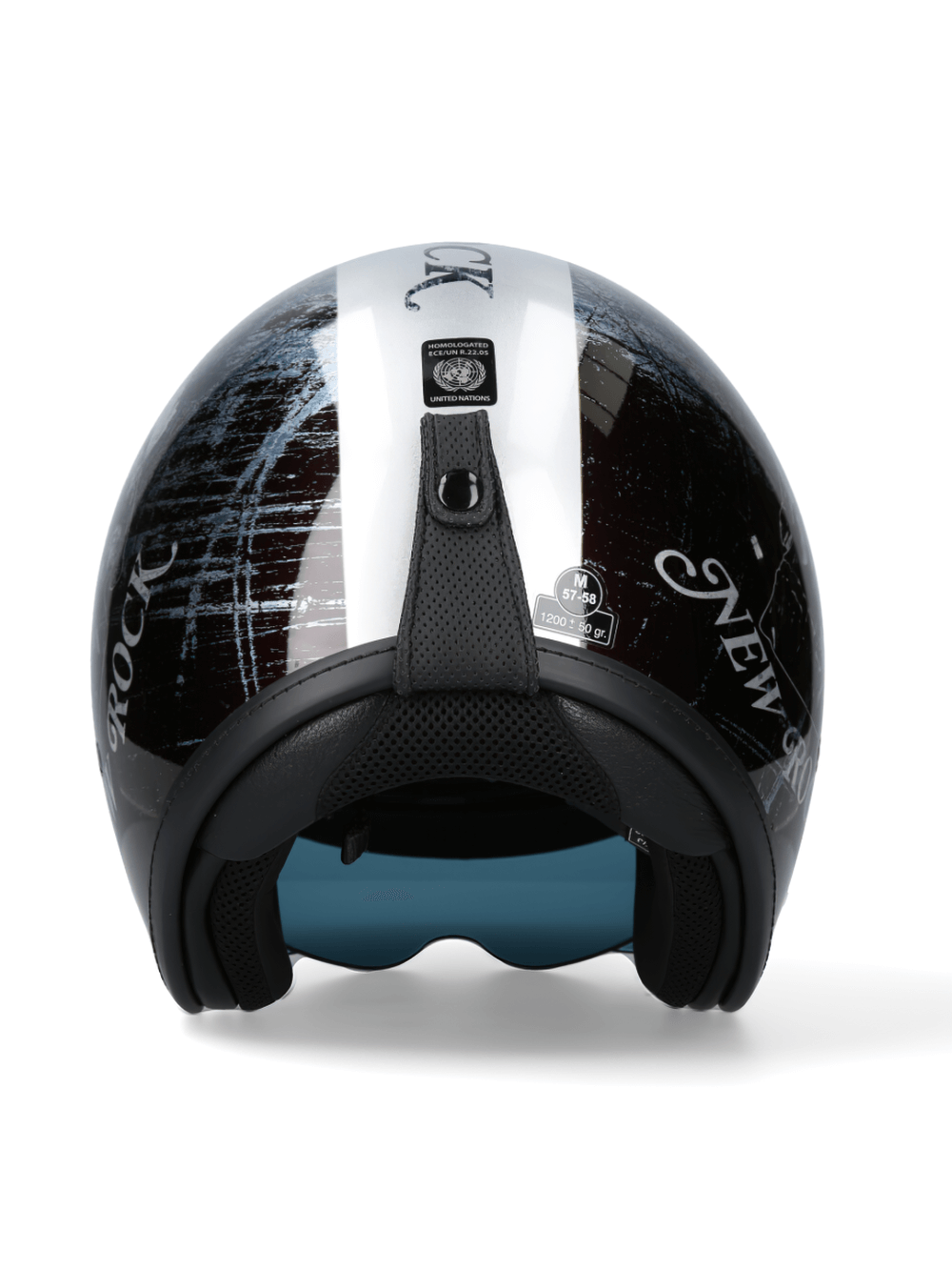 New ROCK Biker Motorcycle Helmet with Click Buckle Closure