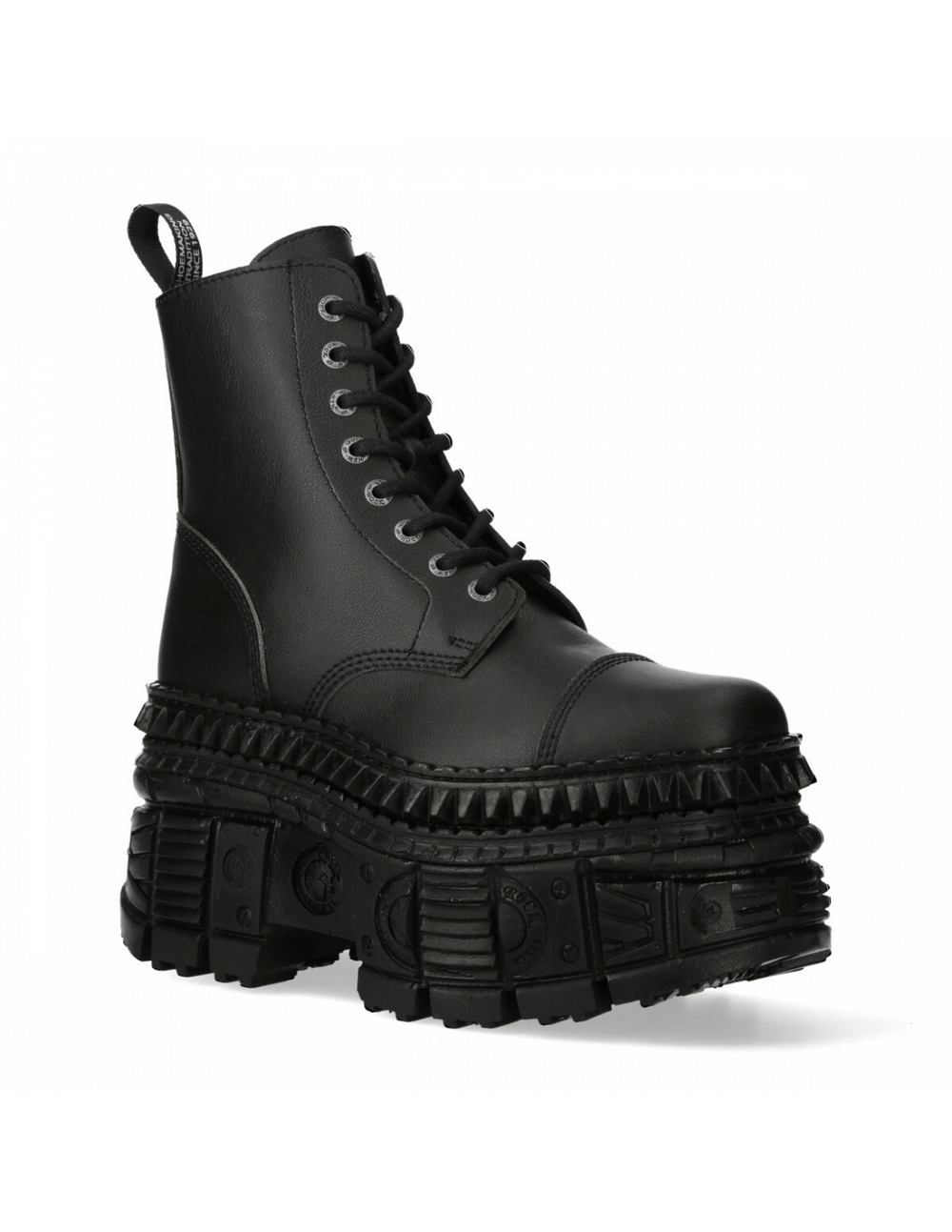 NEW ROCK Fashion Black Gothic Style Unisex Ankle Boots
