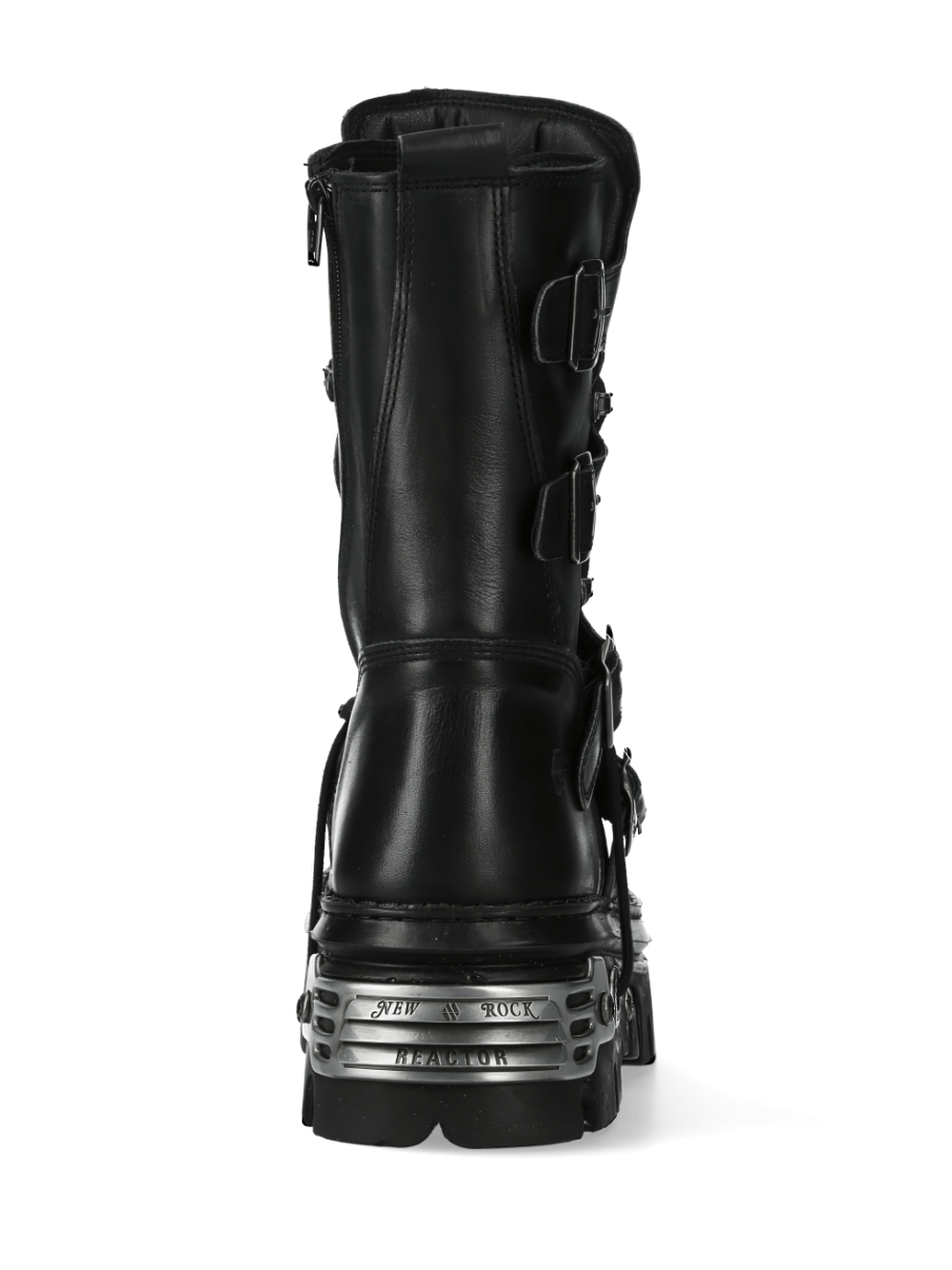 NEW ROCK Men's Gothic Military Punk Boots with Buckles and Zipper NEW ROCK Men's Gothic Military Punk Boots with Buckles and Zipper