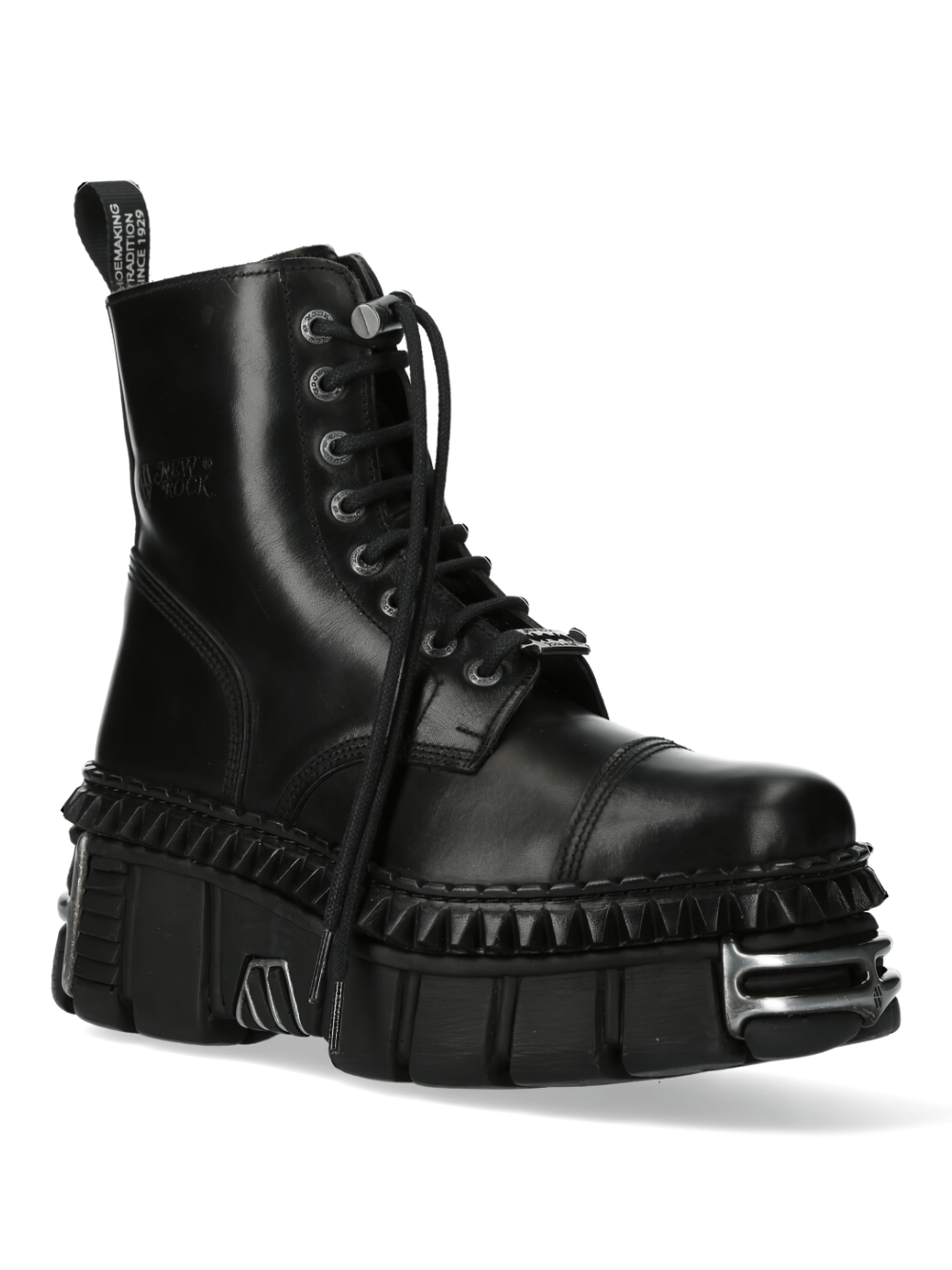 NEW ROCK Gothic Platform Ankle Boots with Edgy Style